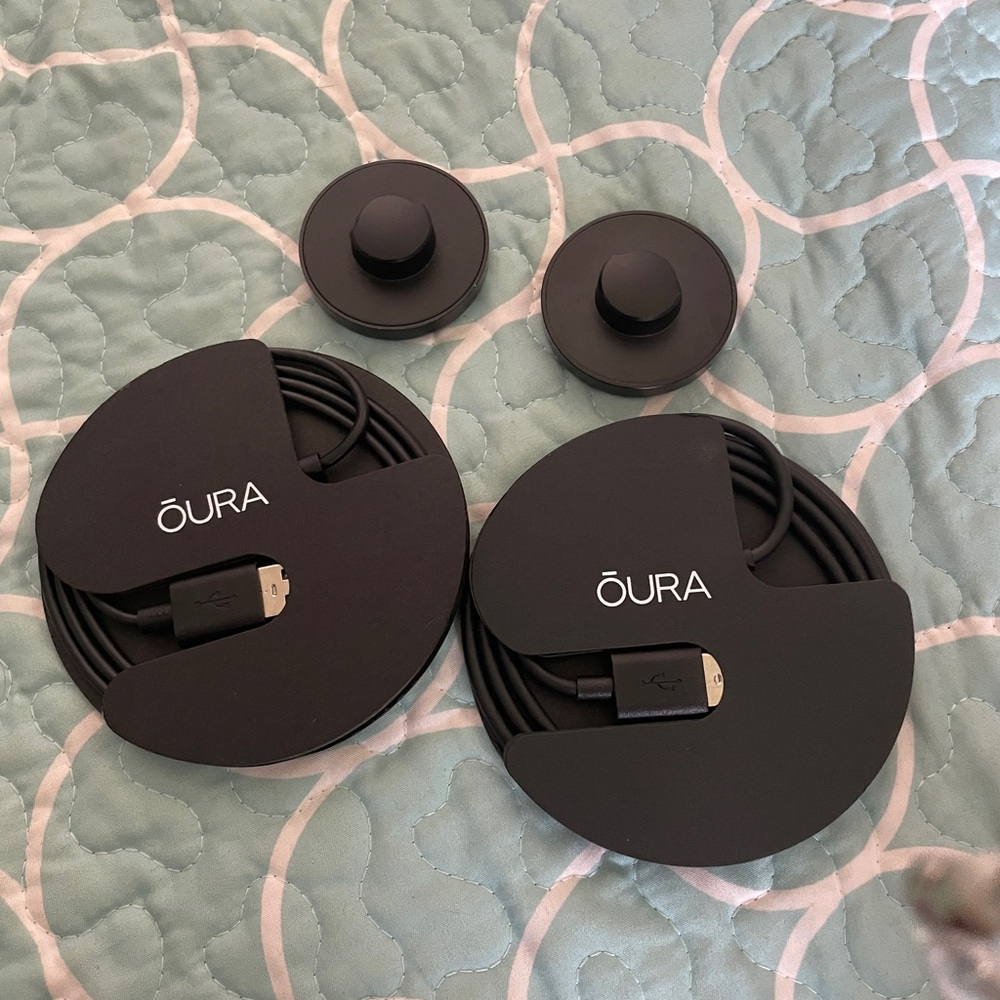 Oura Dual Black Charging Bases